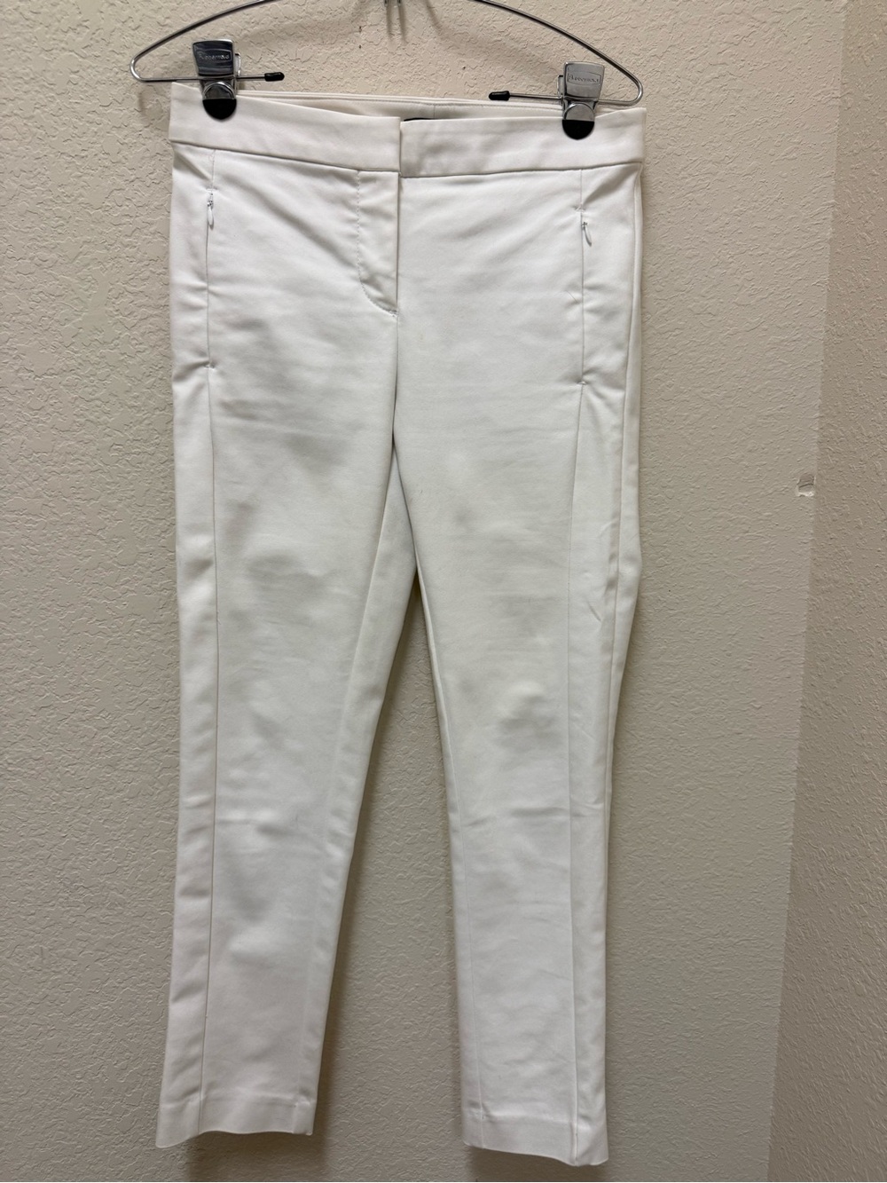 LOFT Slim White Ankle Pants